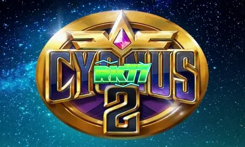 Tampilan visual slot Cygnus 2 dengan tema astronomi dan observatorium.